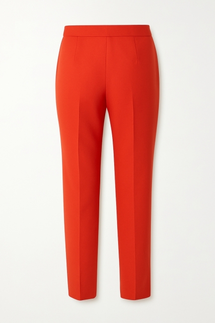 Mizalle Ütü İzli Basic Klasik Kırmızı Krep Pantolon - Mizalle (1)