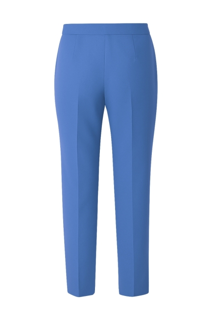 Mizalle Ütü İzli Basic Klasik Mavi Krep Pantolon - Mizalle (1)