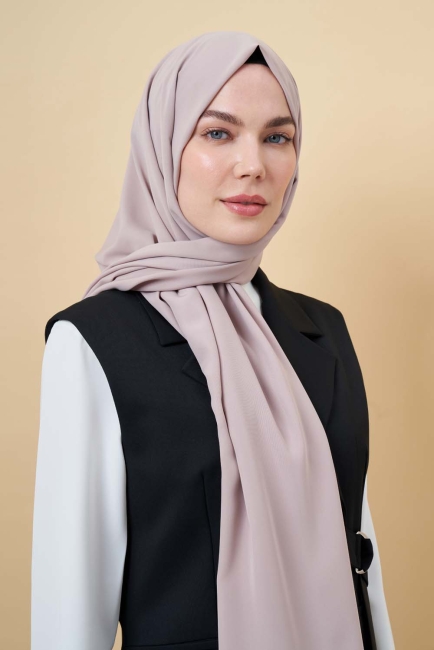 Mizalle Bej Rengi Medine İpeği Şal - Mizalle (1)