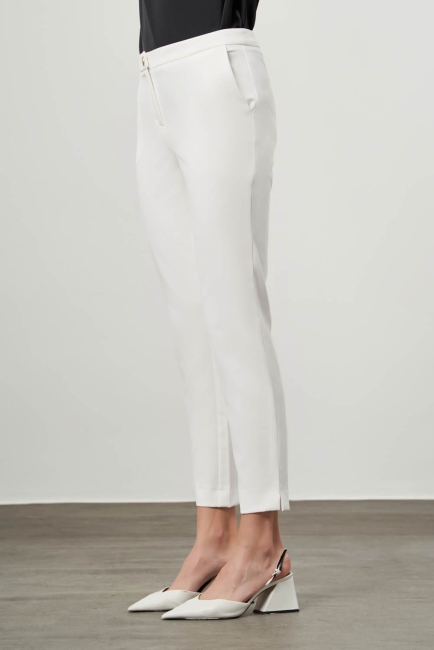 Klasik Bsc Ekru Pantolon - Mizalle (1)