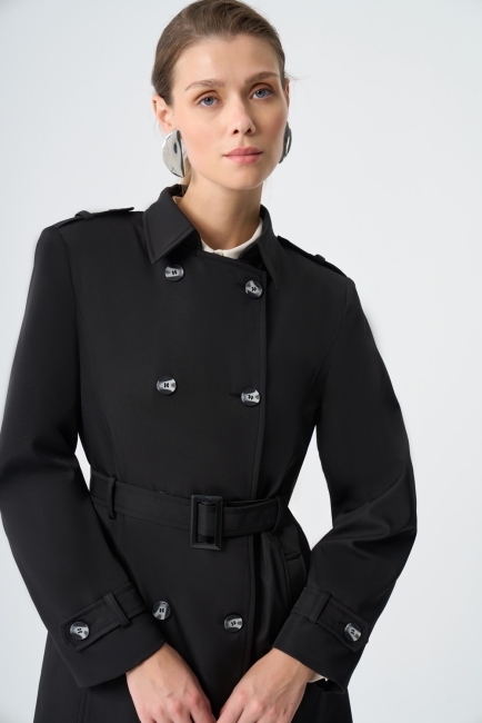 Mizalle Siyah Premium Mac Trençkot - Mizalle