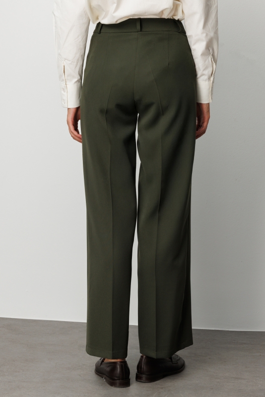 Mizalle Cepli Klasik Haki Kumaş Pantolon · 6
