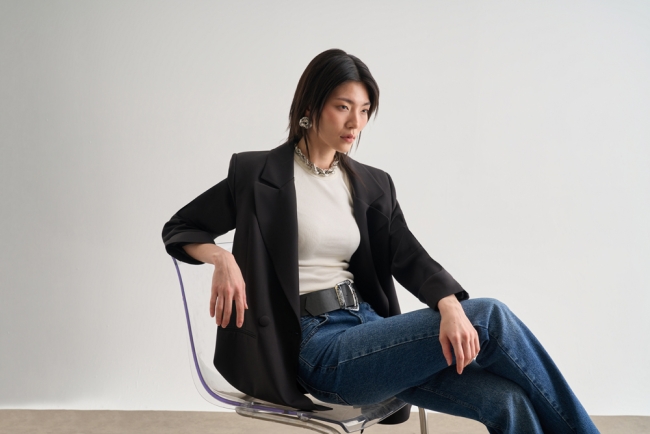 Mizalle Oversize Çift Yırtmaçlı Siyah Blazer Ceket - Mizalle (1)