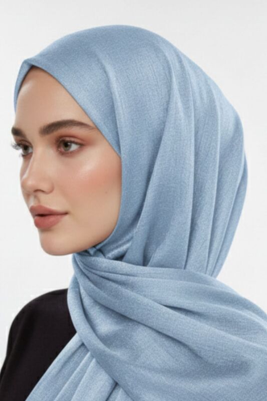 Mizalle Sim Dokulu Bebe Mavi Şal · 3