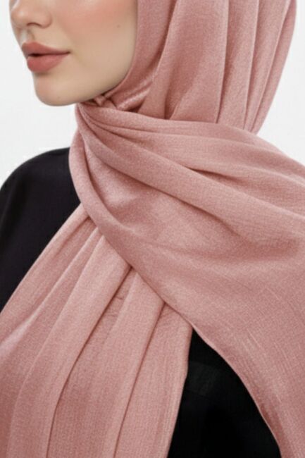 Mizalle Sim Dokulu Pembe Şal - Mizalle (1)