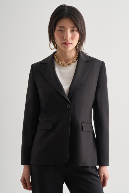 Mizalle Siyah Tek Düğme Klasik Blazer Ceket - Mizalle (1)