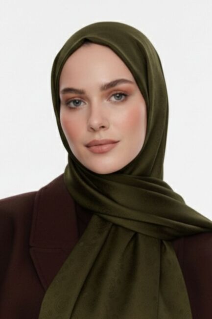 Mizalle & YAQA Filigranlı Antrasit Şal - Mizalle (1)