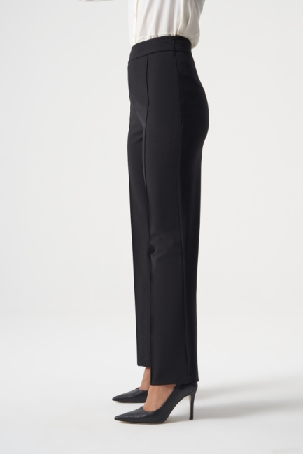 MZL Yün Karışımlı Klasik Siyah Kumaş Pantolon - MZL (1)