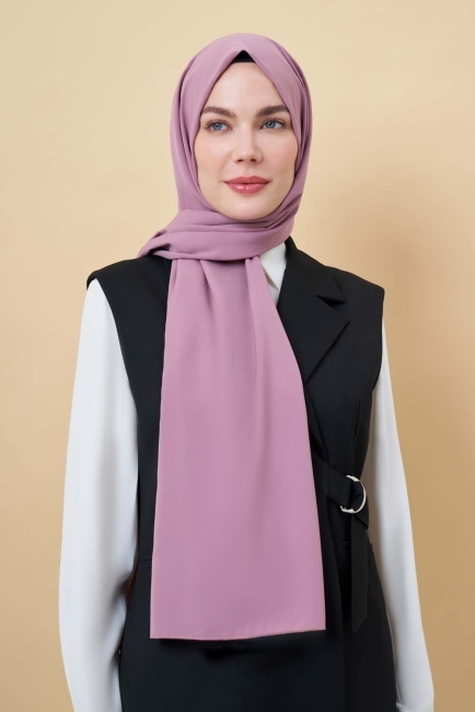 Mizalle Pudra Pembe Medine İpeği Şal - Mizalle (1)
