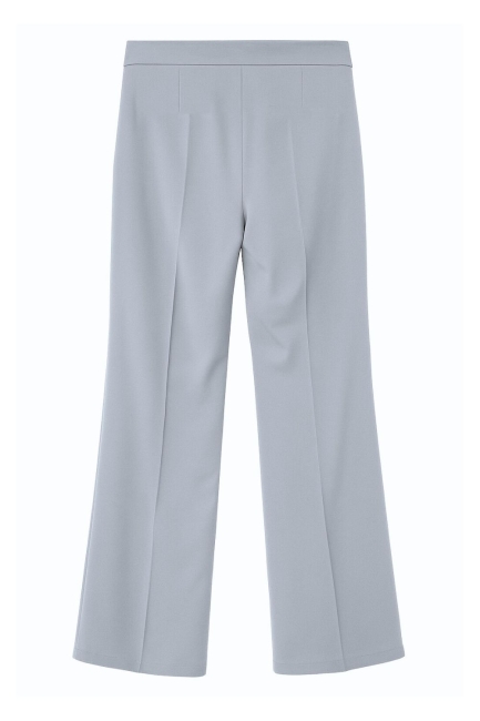 Mizalle Ütü İzli Geniş Paça Açık Mavi Krep Pantolon - Mizalle (1)