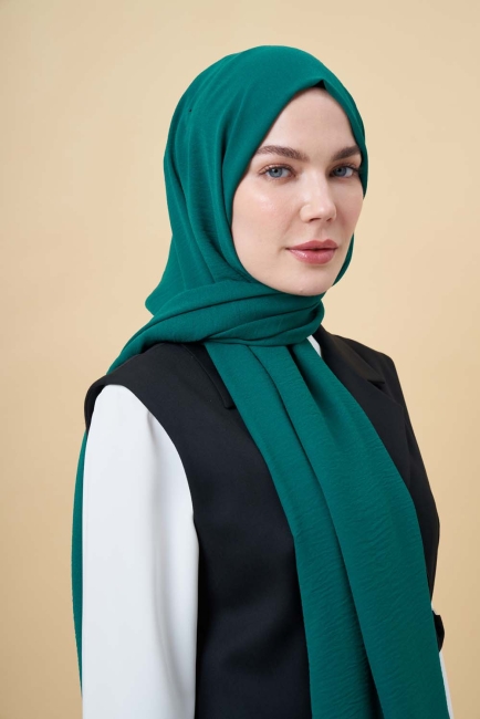 Mizalle Zümrüt Yeşili Jazz Şal - Mizalle (1)